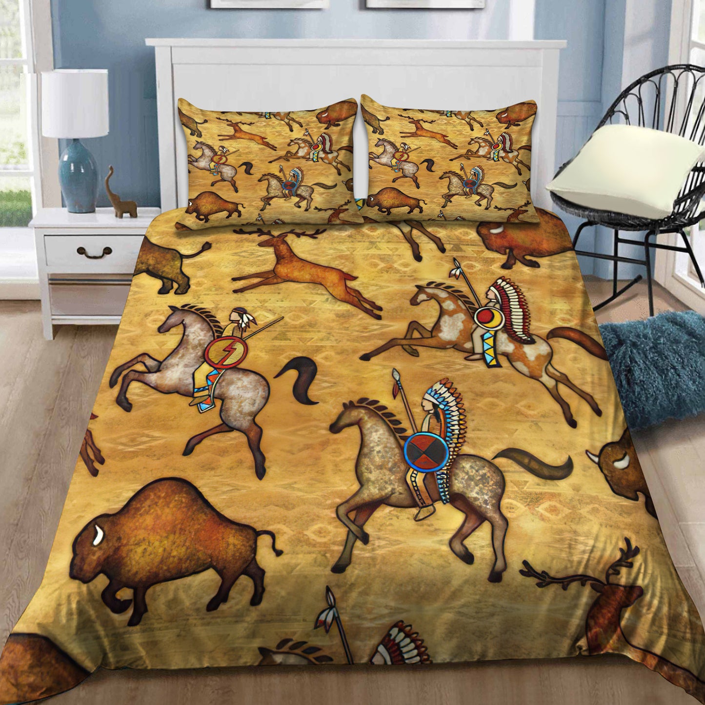 Horse Native American 3D All Over Printed Bedding Set