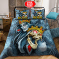 Customize Name King And Queen Skull Bedding Set HHT08062125