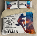 Premium All Over Printed Lineman Bedding Set MEI