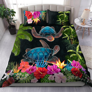 Turtle Couple Bedding Set