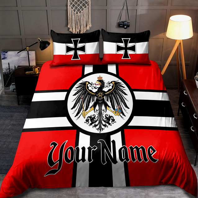 Personalized Name Prussia Bedding Set