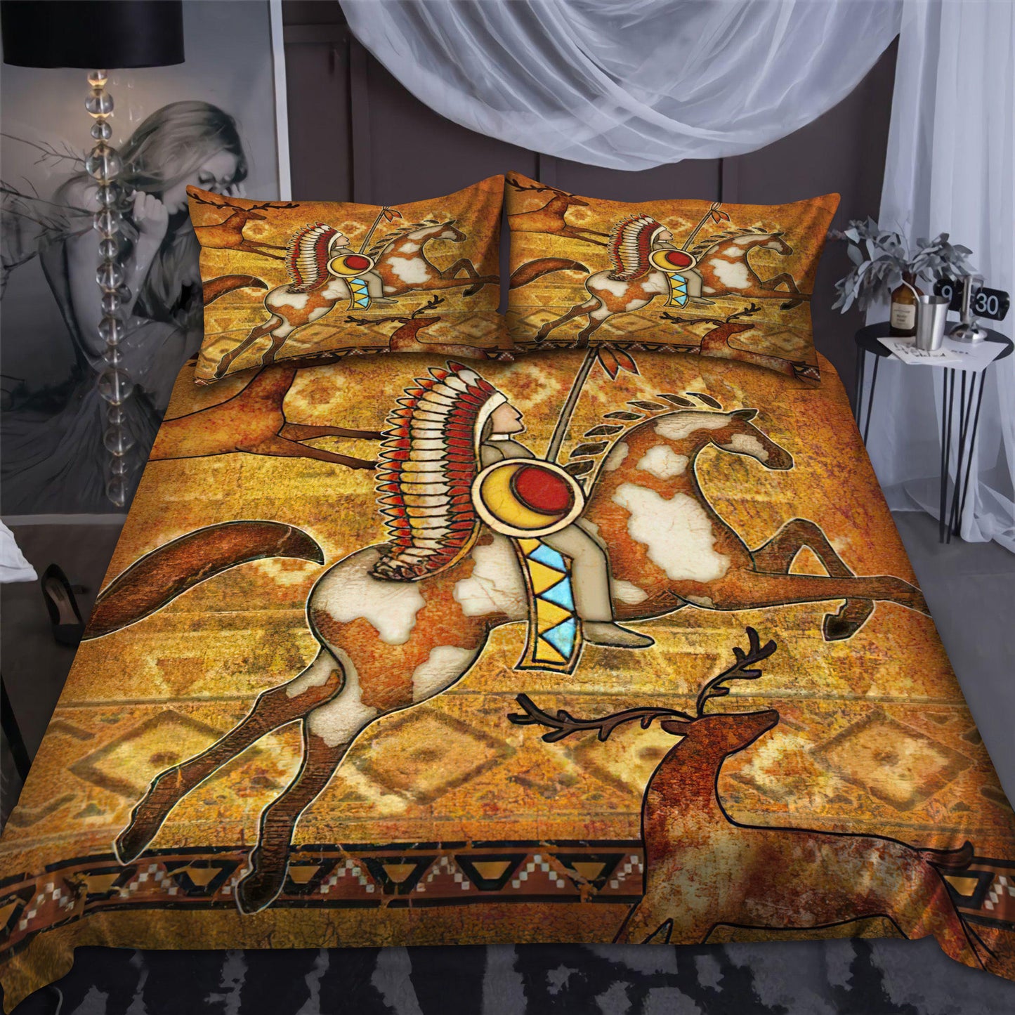 Horse Native American 3D All Over Printed Bedding Set