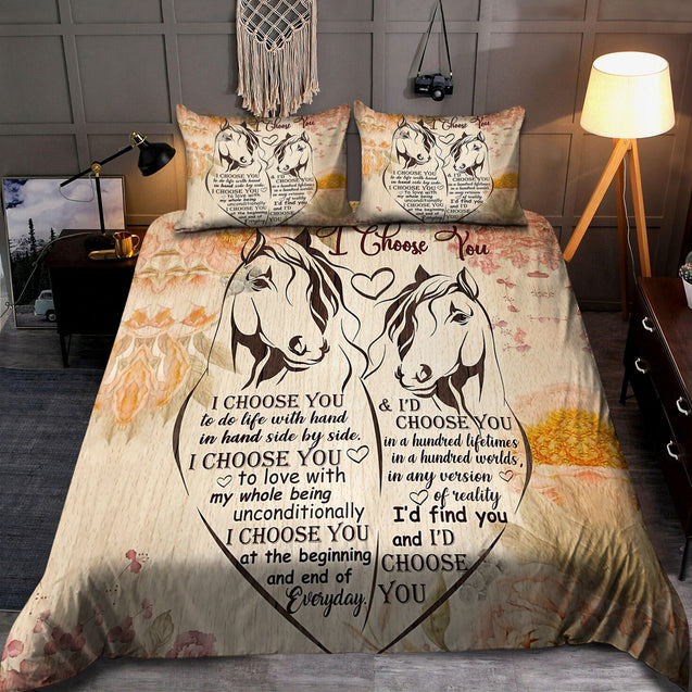 Horse  3D All Over Printed Bedding Set