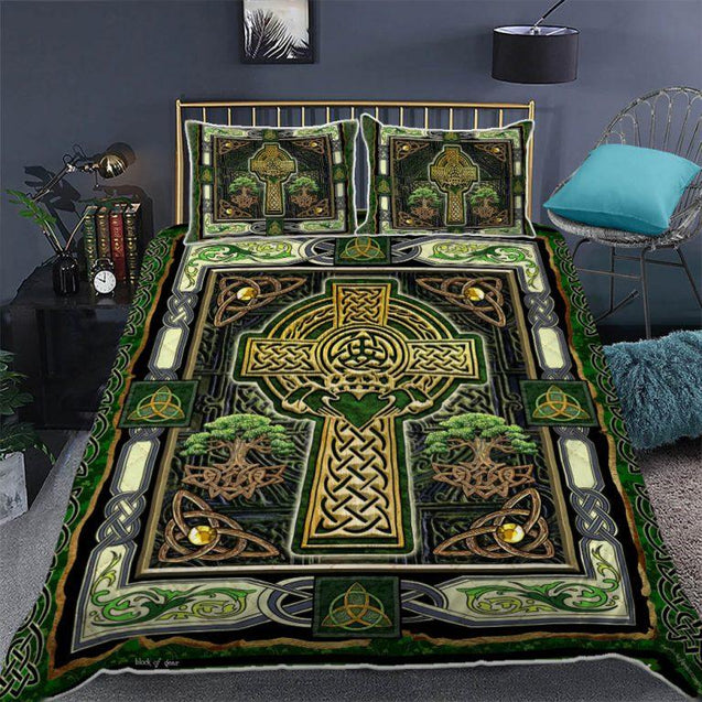 Irish Cross Saint Patrick's Day 3D All Over Printed Bedding Set