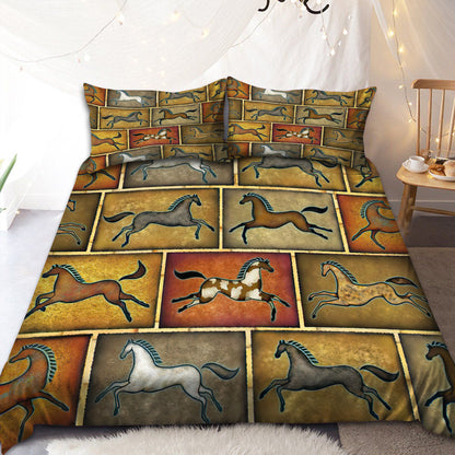 Horse Native 3D All Over Printed Bedding Set