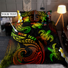 Turtle Hawaii Personalized Name Decorated 3D Bedding Set