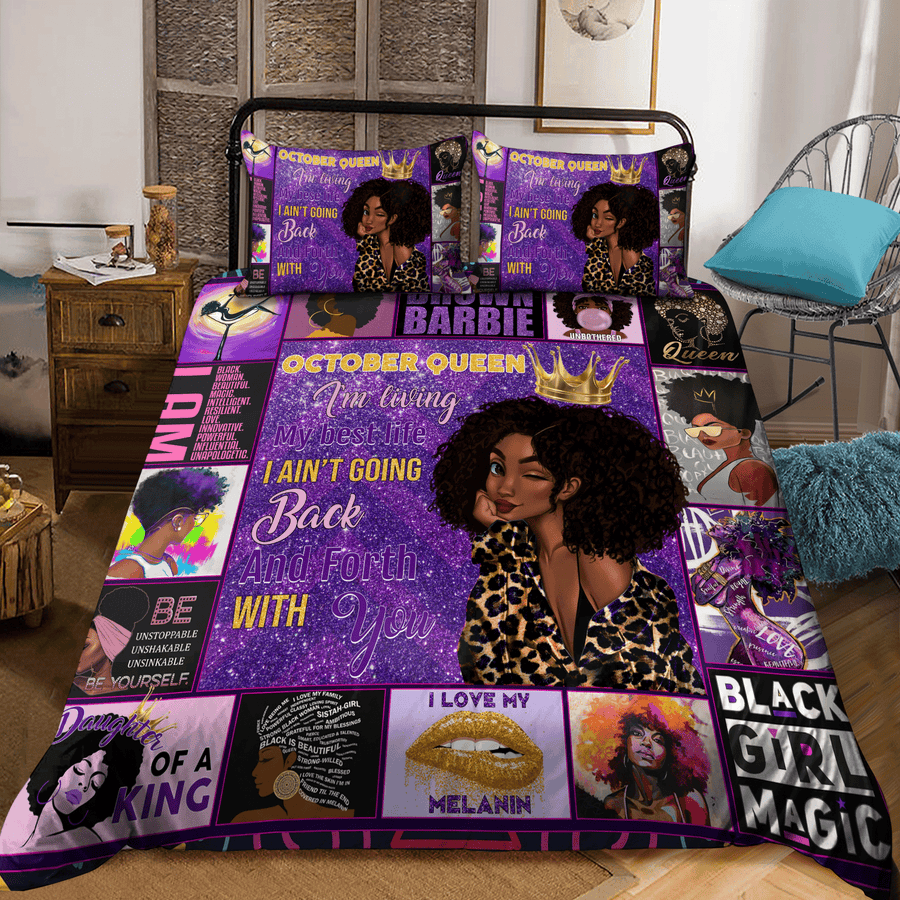 October black queen bedding set KL21112203