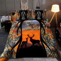 Camo Deer Hunter 3D Bedding Set LAM