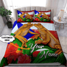 Customize Name Couple Coqui Puerto Rico Bedding Set AM03062101