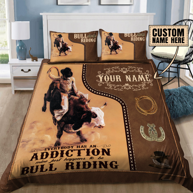 Bull Riding Rope Bedding Set To Be Bull Riding