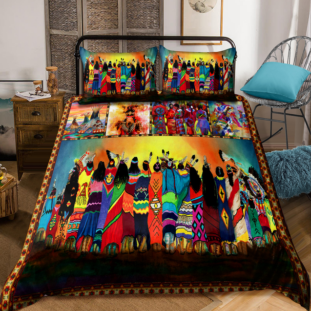 Powwow 3D All Over Printed Bedding Set DQB03052101