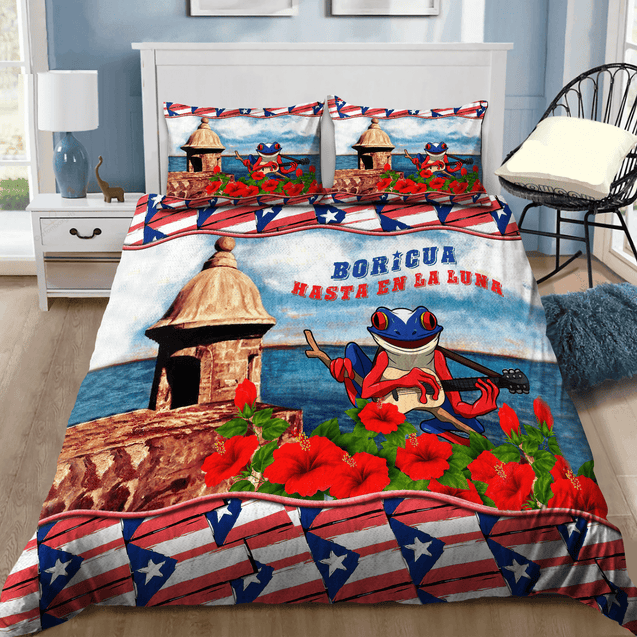 Puerto Rico Art 3D Printed Bedding Set