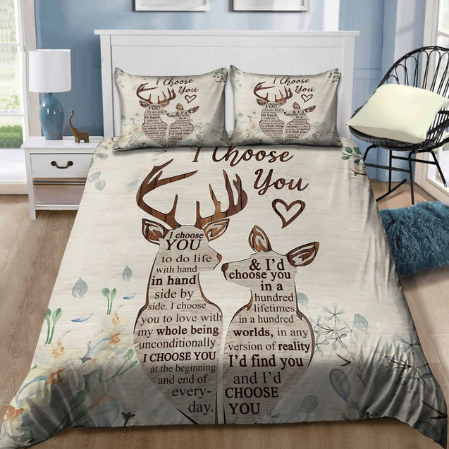 Deer 3D All Over Printed Bedding Set