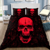 Red Satanic Skull Bedding Set MH26012104