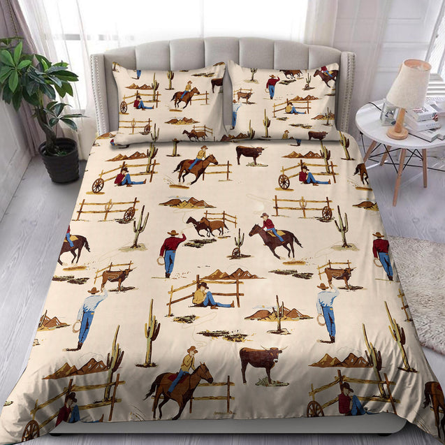 Cowboy 3D All Over Printed Bedding Set