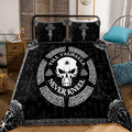 Never Kneel Skull Viking Bedding Set HHT04062103