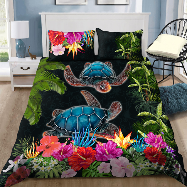 Turtle Couple Bedding Set