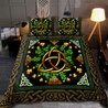 Premium Bedding Set Irish Celtic Shamrock And Trinity Knot ML