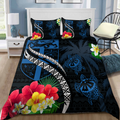 Legend of Fiji Turtles Flower Melanesia Bedding Set