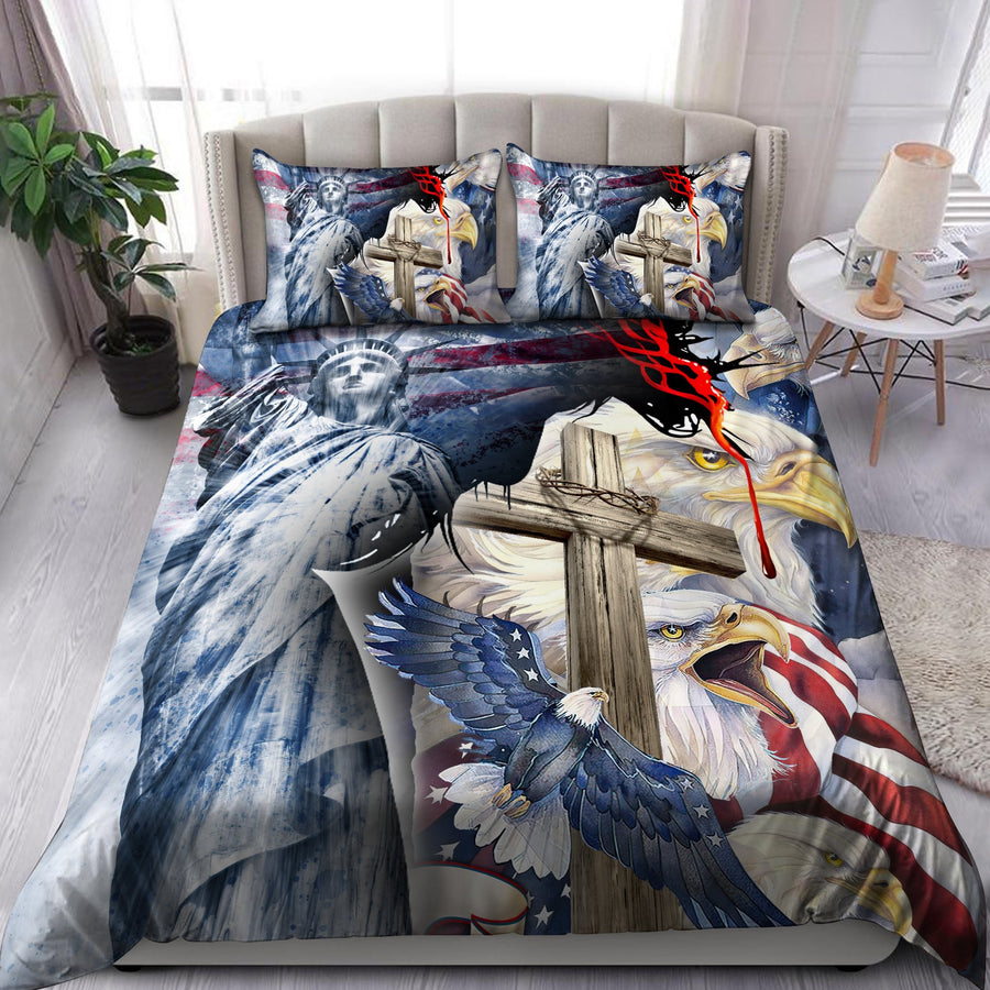 Happy Independence Day United States of America 3D All Over Printed Bedding Set