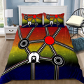 Aboriginal heal the sun and spirit 3D print Bedding set