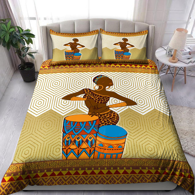 African Girl Drum Bedding Set TN NTN26042102.S1