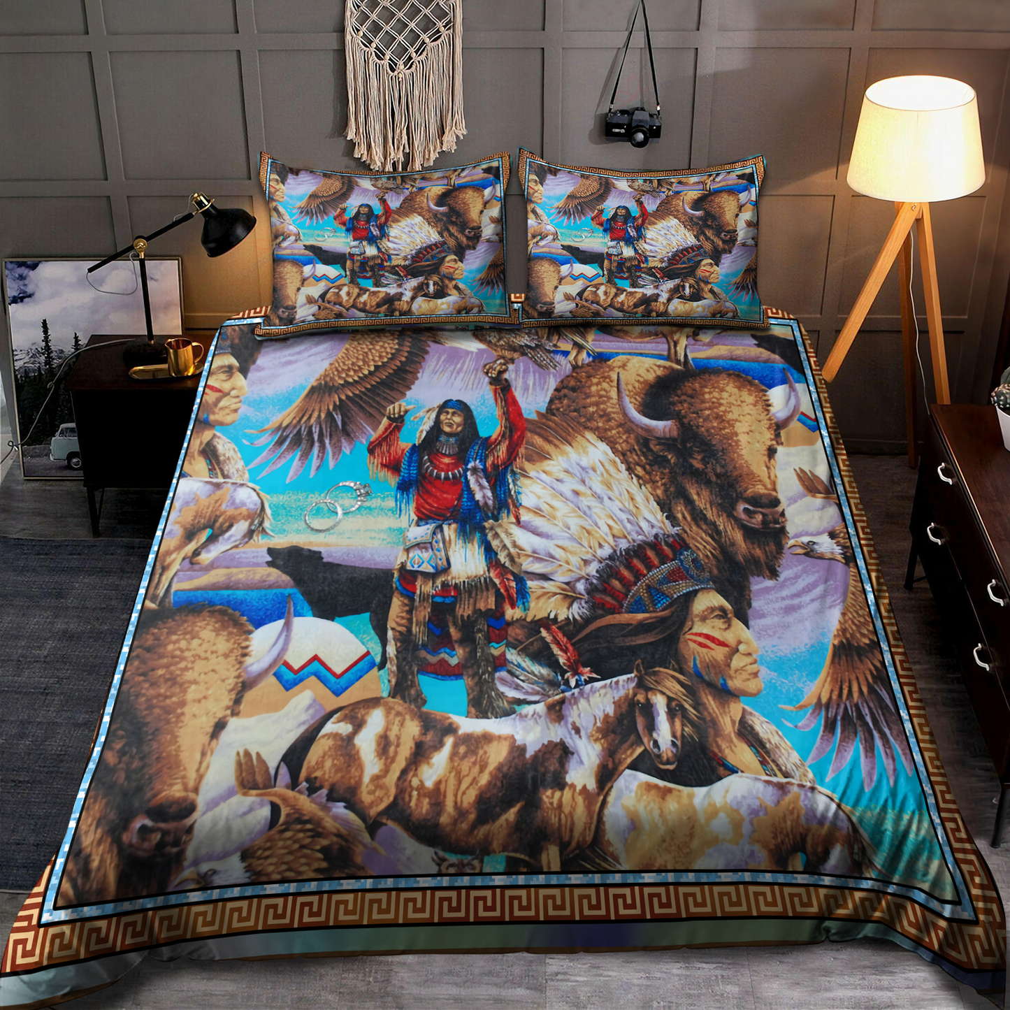 Native American 3D All Over Printed Bedding Set