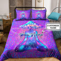 Customize Name Mushroom Hippie Bedding Set NTN14042101