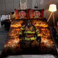 Brave Firefighter Bedding Set TNA10132003