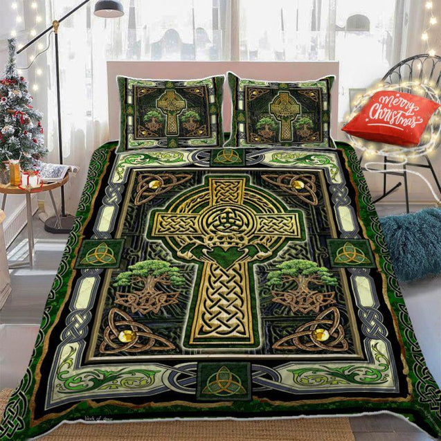 Irish Cross Saint Patrick's Day 3D All Over Printed Bedding Set