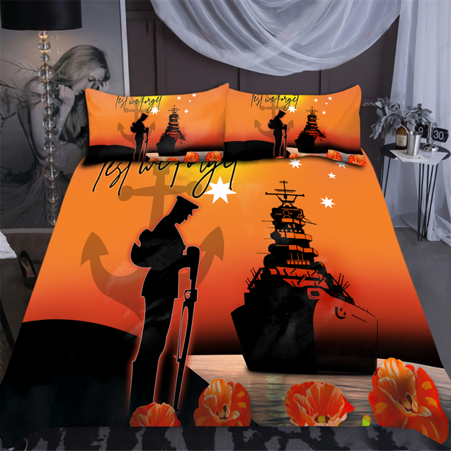 Lest We Forget Anzac Day Bedding Set TN