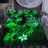 Coconut Tree Polynesian Hawaii Personalized Name Decorated 3D Bedding Set