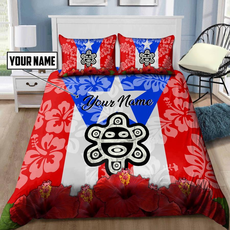 Customize Name Puerto Rico Bedding Set DA06052104