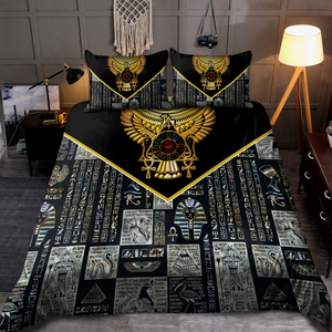 Egyptian Ancient Gods Egyptian Horus 3D printed bedding set