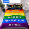 Customize Name LGBT Pride Bedding Set DD19052109