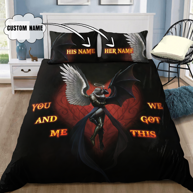 Customize Name Skull Bedding Set SN01062104