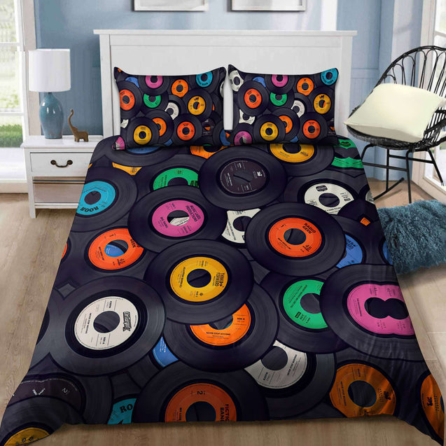 Vinyl Record 3D All Over Printed Bedding Set