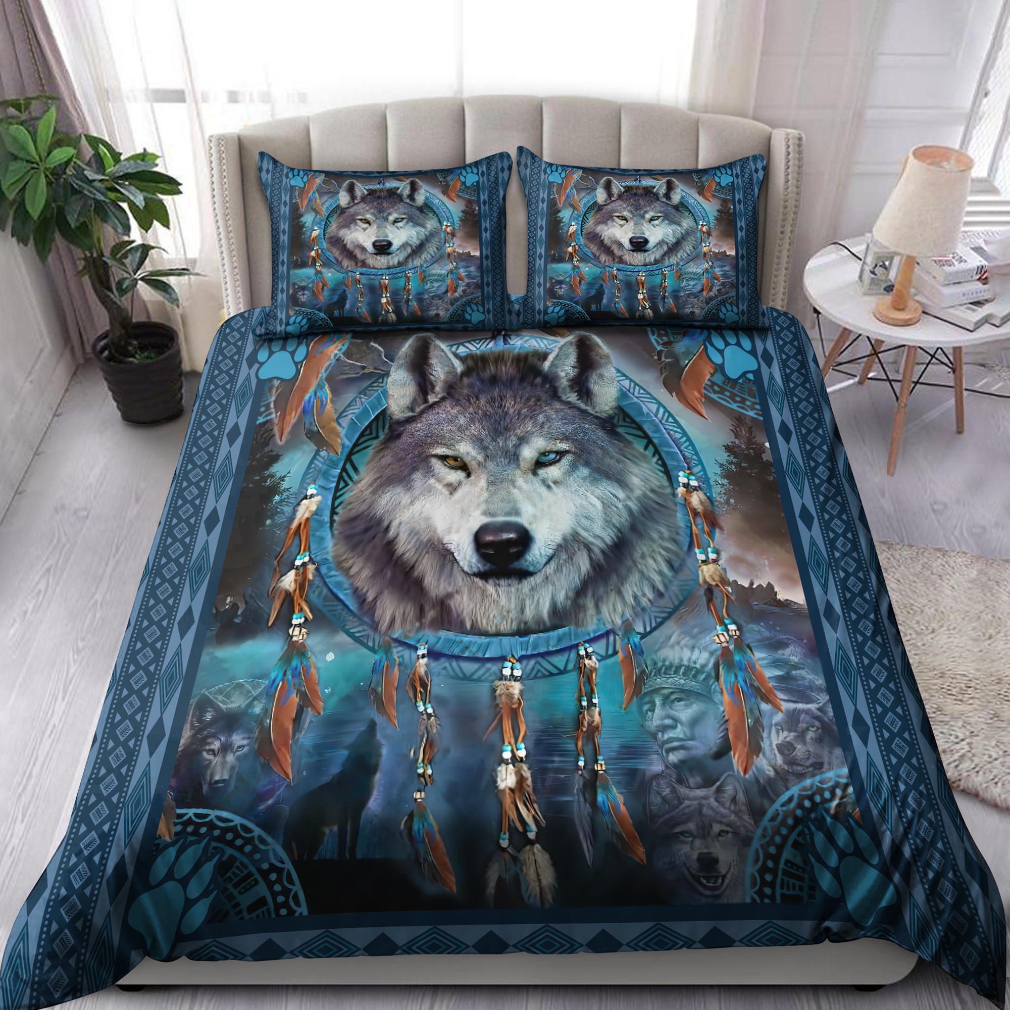 Native American 3D All Over Printed Bedding Set