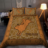 Personalized Name Bull Riding Rope Bedding Set