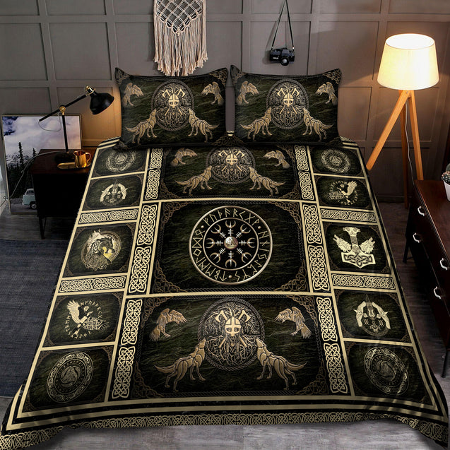 Viking 3D All Over Printed Bedding Set