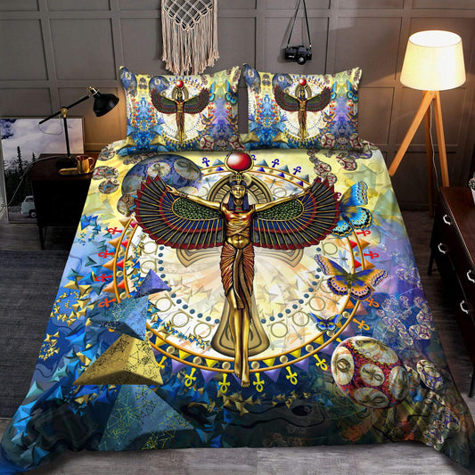 Hathor Goddess Beautiful Life Ancient Egyptian Bedding Set