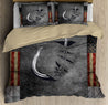 Fishing hook Metal 3D design print Bedding Set