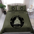 Personalized Name XT Canadian Army Veteran Bedding Set XT 04032105.CXT