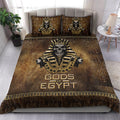 Pharaoh Skull Ancient Egypt 3D Bedding set