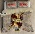 Customize Name King Skull Bedding Set MH09062102