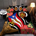 Customize Name Loving Puerto Rico Bedding Set AM16042107