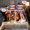 Customize Name Beautiful Girls Puerto Rico Bedding Set Pi10042103