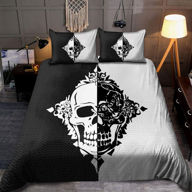 Gothic Art Skull 3D All Over Printed Bedding Set