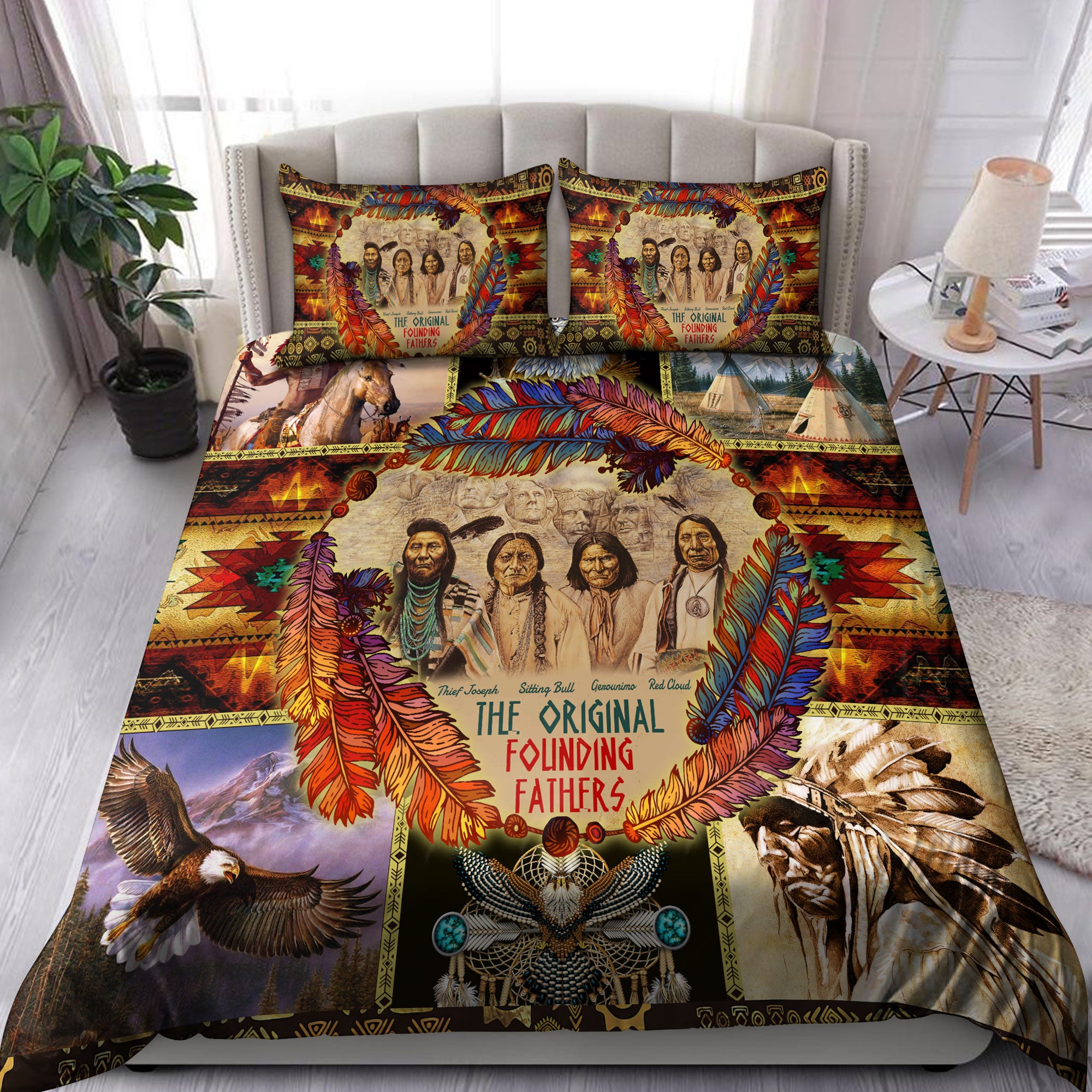 Native American 3D All Over Printed Bedding Set