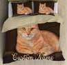 Customize Name Tabby Cat Bedding Set MH18052101